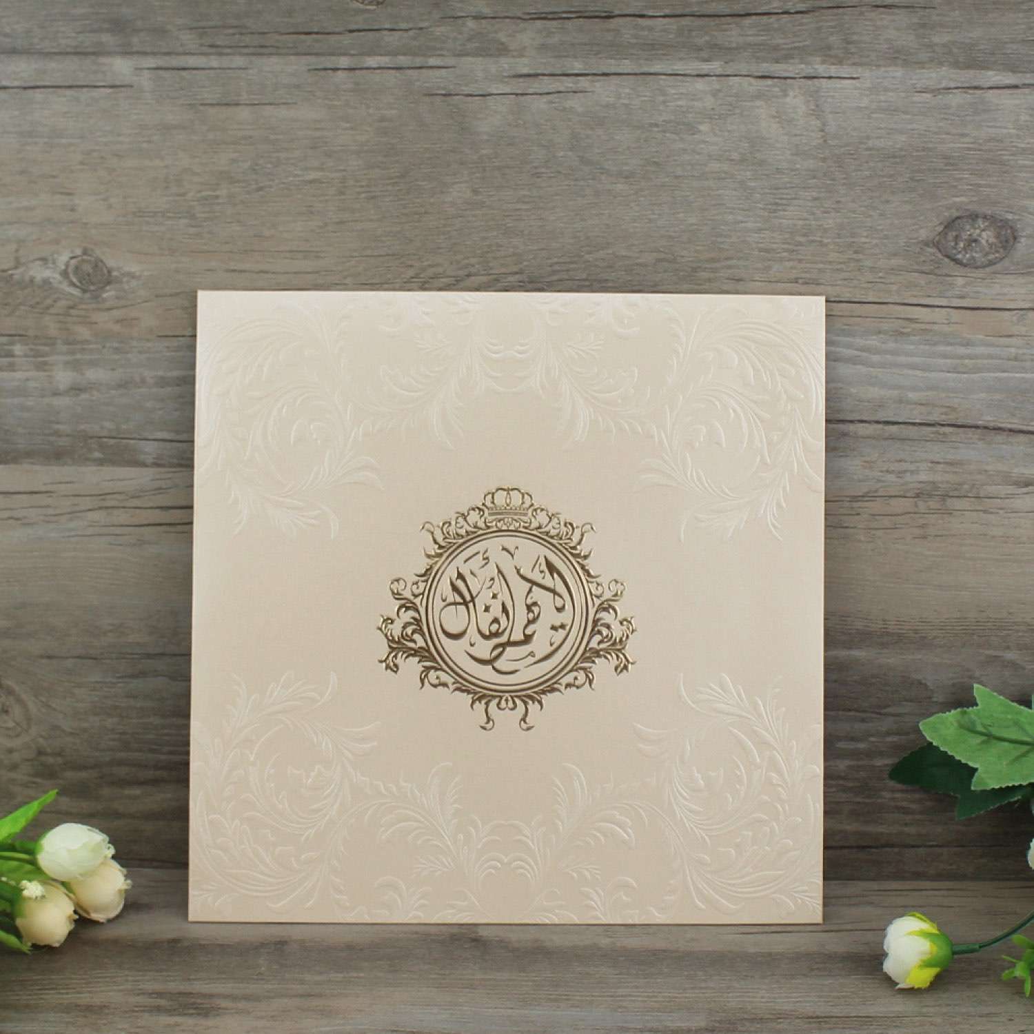 Foiling Invitation Card With Hand Bag Embossing Wedding Card Elegant Invitation Customized 